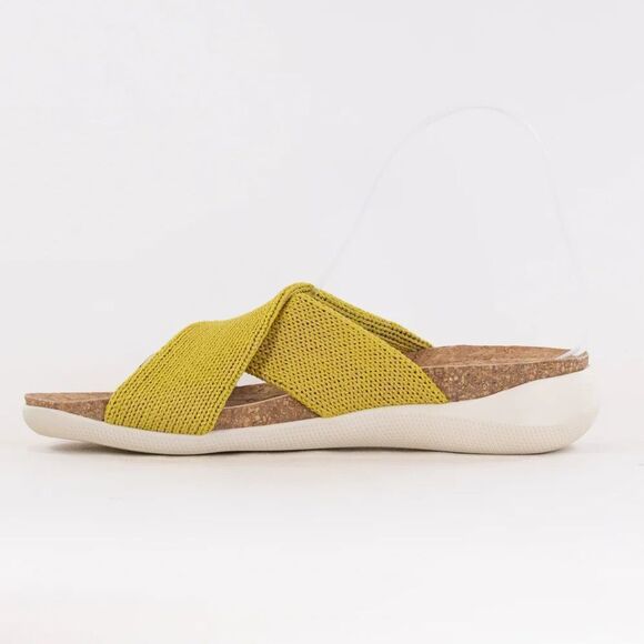 ARCOPEDICO Women’s Pantanal H80 Knit Slides in the Size 40/9 US in Mustard Color - Picture 7 of 15